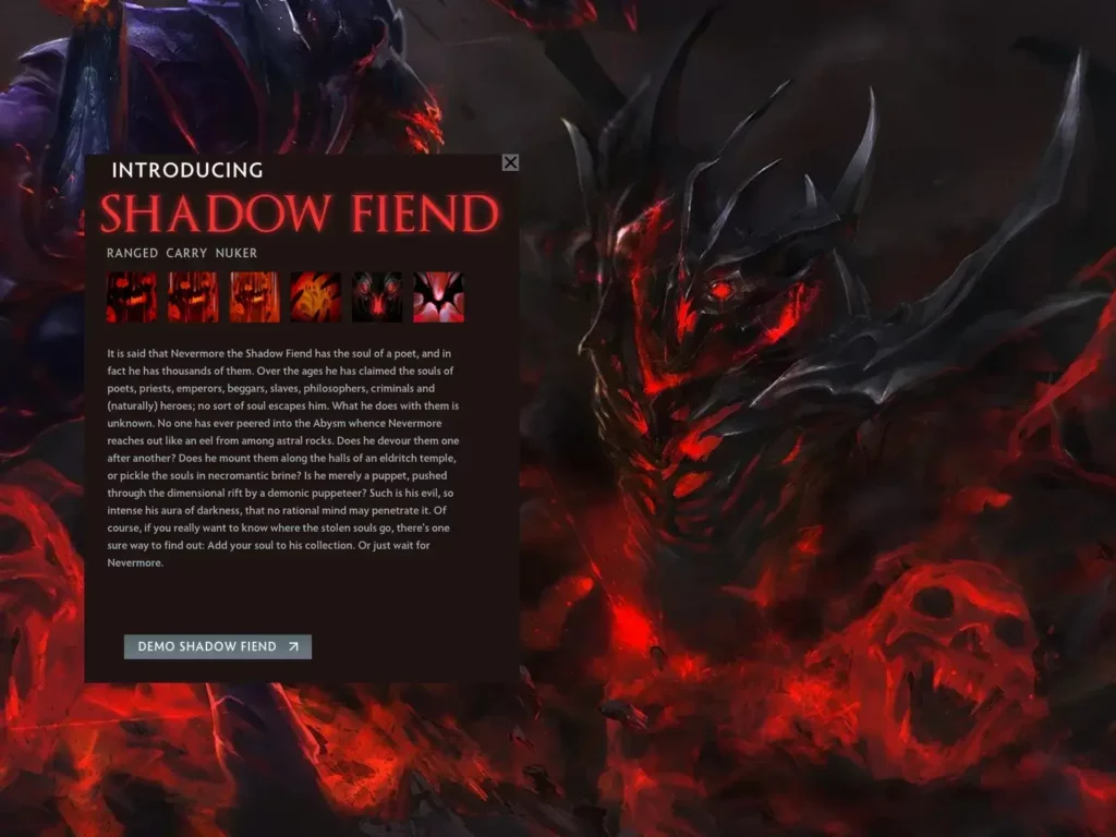 Shadow fiend build 2022