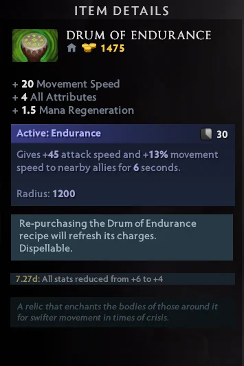 Drums of endurance